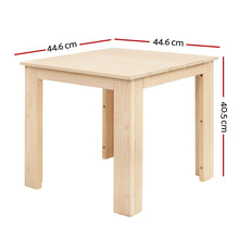 Load image into Gallery viewer, Gardeon Outdoor Wooden Coffee Side Table Raw Natural