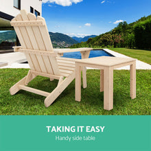 Load image into Gallery viewer, Gardeon Outdoor Wooden Coffee Side Table Raw Natural