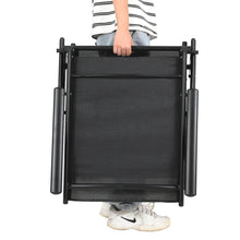 Load image into Gallery viewer, Gardeon Patio Folding Sun Lounger Aluminium Black