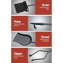 Load image into Gallery viewer, Grillz Fire Pit Tool Set 5 Pce Set