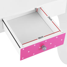 Load image into Gallery viewer, Keezi Kids Dressing Makeup Vanity Table Wooden 3 Mirror Pink