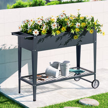 Load image into Gallery viewer, Green Fingers Garden Bed  Planter Box Raised with wheels