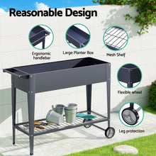 Load image into Gallery viewer, Green Fingers Garden Bed  Planter Box Raised with wheels