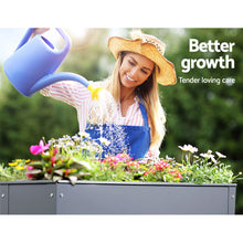 Load image into Gallery viewer, Green Fingers Garden Bed Elevated Planter Box Grey