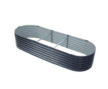 Load image into Gallery viewer, Greenfingers Oval Raised Garden Bed Galvanised Steel 240Cm