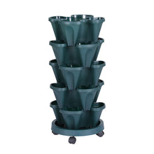 Load image into Gallery viewer, Green Fingers Garden Bed 5 Tier Vertical Garden Green