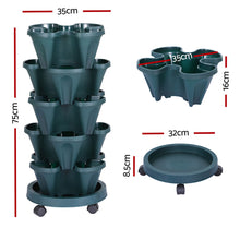 Load image into Gallery viewer, Green Fingers Garden Bed 5 Tier Vertical Garden Green
