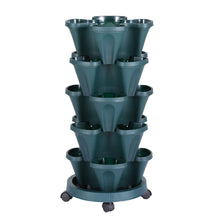 Load image into Gallery viewer, Green Fingers Garden Bed 5 Tier Vertical Garden Green