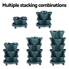 Load image into Gallery viewer, Green Fingers Garden Bed 5 Tier Vertical Garden Green
