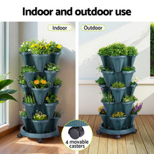 Load image into Gallery viewer, Green Fingers Garden Bed 5 Tier Vertical Garden Green
