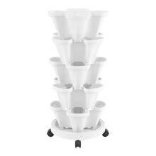 Load image into Gallery viewer, Green Fingers Garden Bed 5 Tier Vertical Garden White