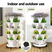Load image into Gallery viewer, Green Fingers Garden Bed 5 Tier Vertical Garden White