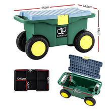 Load image into Gallery viewer, Gardeon Garden Tool Storage Cart 3-In-1 Green
