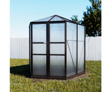 Load image into Gallery viewer, Greenfingers Greenhouse Aluminium & Polycarbonate 2.4MT