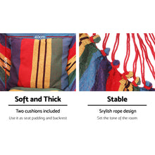 Load image into Gallery viewer, Gardeon Multi-Coloured Hammock Swing Chair