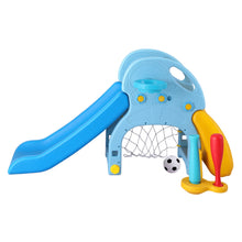 Load image into Gallery viewer, Kids Slide Set Outdoor Playground 120cm Blue