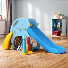 Load image into Gallery viewer, Kids Slide Set Outdoor Playground 120cm Blue