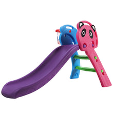 Load image into Gallery viewer, Kids Outdoor Panda Slide Set 100cm Blue & Purple