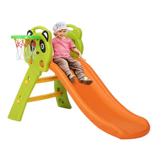 Load image into Gallery viewer, Kids Outdoor Panda Slide Set 100cm Orange & Green