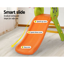 Load image into Gallery viewer, Kids Outdoor Panda Slide Set 100cm Orange & Green