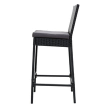 Load image into Gallery viewer, Gardeon 4-Piece Outdoor Rattan Bar Stools