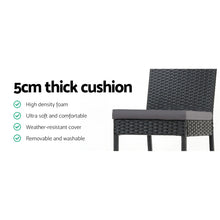 Load image into Gallery viewer, Gardeon 4-Piece Outdoor Rattan Bar Stools