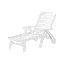 Load image into Gallery viewer, Gardeon Sun Lounger Folding Patio white