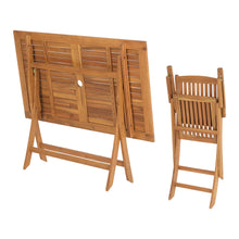 Load image into Gallery viewer, Gardeon Outdoor Dining Set 7 Piece Wooden Table Chairs Setting Foldable