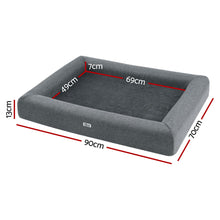Load image into Gallery viewer, i.Pet Pet Bed Dog Large Calming Soft Sofa Large Washable Grey