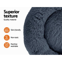 Load image into Gallery viewer, i.Pet Pet Bed Dog 90cm Large Calming Soft Plush  Dark Grey