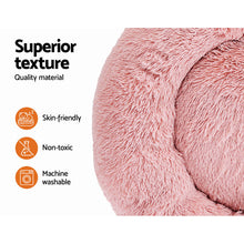 Load image into Gallery viewer, i.Pet Pet Bed Dog 90cm Large Calming Soft Plush Pink