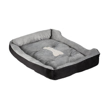 Load image into Gallery viewer, i.Pet Pet Bed Dog Calming Soft Plush Mat Washable Black