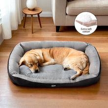 Load image into Gallery viewer, i.Pet Pet Bed Dog Calming Soft Plush Mat Washable Black