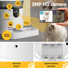 Load image into Gallery viewer, i.Pet Automatic Pet Feeder Dog Cat Camera Wifi Smart Food Dispenser 7LT