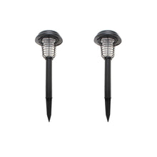 Load image into Gallery viewer, Lenoxx Wireless Solar-Powered Mosquito Killer Lamp (2-Piece, Black)