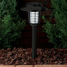 Load image into Gallery viewer, Lenoxx Wireless Solar-Powered Mosquito Killer Lamp (2-Piece, Black)