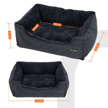 Load image into Gallery viewer, FEANDREA 70cm Dog Sofa Bed with Removable Washable Cover Dark Grey