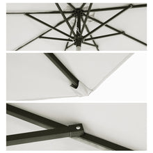 Load image into Gallery viewer, SONGMICS 2.7m Patio Outdoor Table Umbrella White