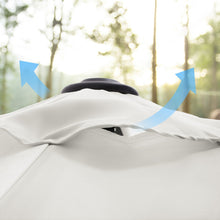 Load image into Gallery viewer, SONGMICS 2.7m Patio Outdoor Table Umbrella White