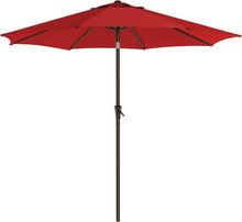 Load image into Gallery viewer, SONGMICS 2.7m Patio Outdoor Table Umbrella Red