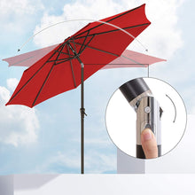Load image into Gallery viewer, SONGMICS 2.7m Patio Outdoor Table Umbrella Red