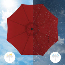 Load image into Gallery viewer, SONGMICS 2.7m Patio Outdoor Table Umbrella Red