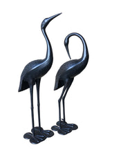 Load image into Gallery viewer, Statue Metal 2 Piece Crane Couple Set