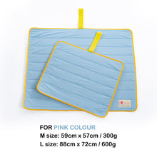 Load image into Gallery viewer, Pet Dog Cooling Mat Non-Slip Roll Up Medium  BLUE