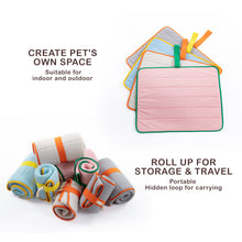 Load image into Gallery viewer, Pet Dog Cooling Mat Non-Slip Roll Up Medium  PINK