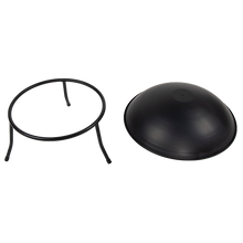 Load image into Gallery viewer, Iron Fire Bowl Traditional Log Fire Pit Black