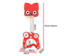 Load image into Gallery viewer, Keezi Kids Basketball Hoop Stand Set Red