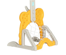 Load image into Gallery viewer, Keezi Kids Basketball Hoop Stand Set Yellow