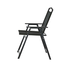 Load image into Gallery viewer, Gardeon Outdoor Folding Patio Chairs Set 2 Black