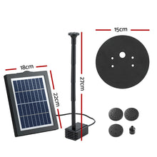 Load image into Gallery viewer, Gardeon Solar Floating Pond Pump 190L/H